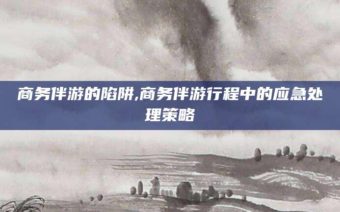 滁州商务伴游的陷阱,商务伴游行程中的应急处理策略